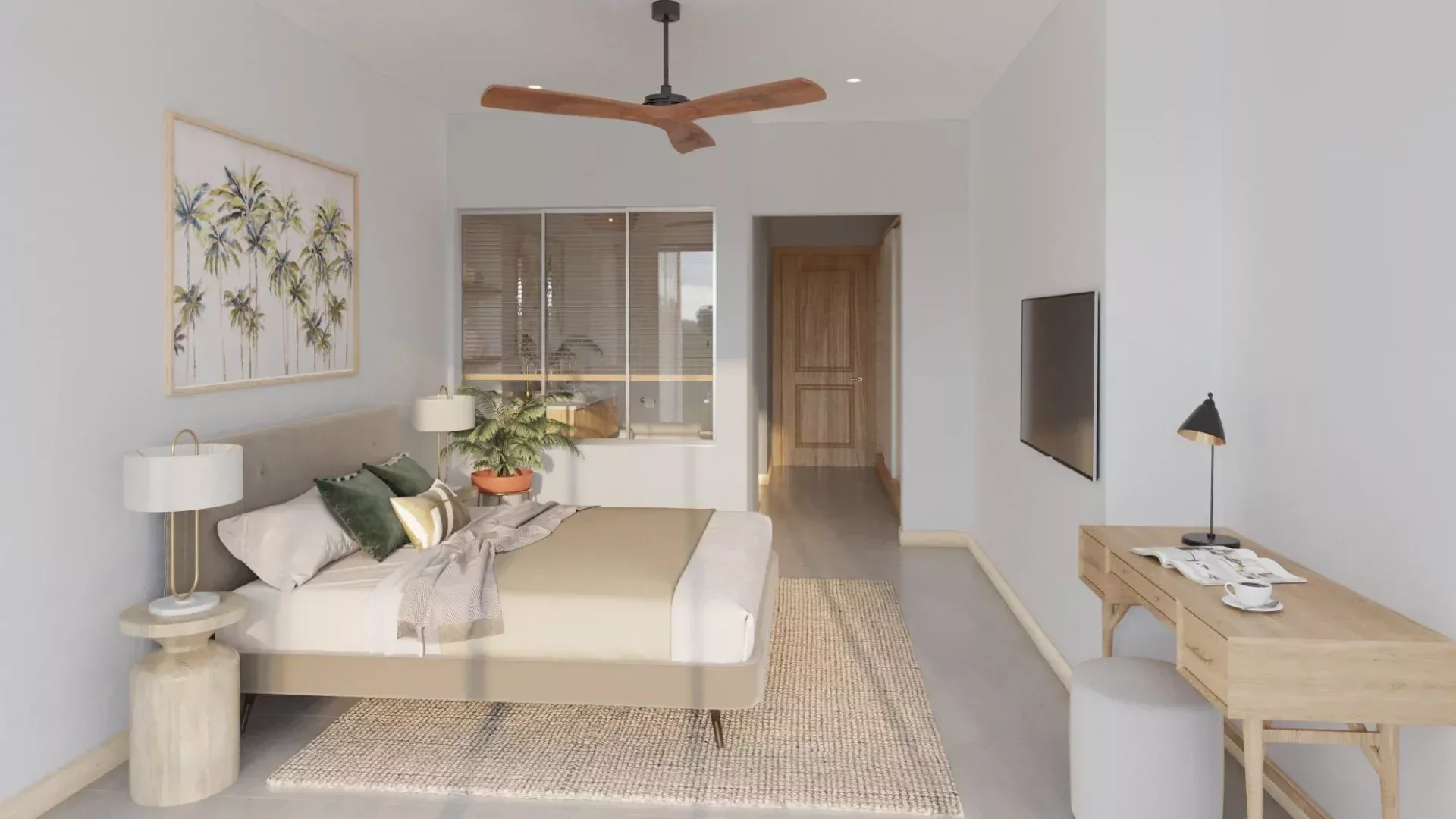Seafront apartment 3 master bedroom - photo 4