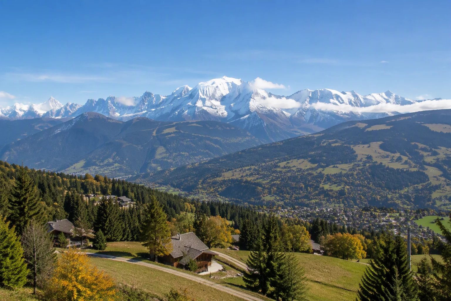 Außergewöhnliches Grundstück am Mont d’Arbois - Golfplatz
