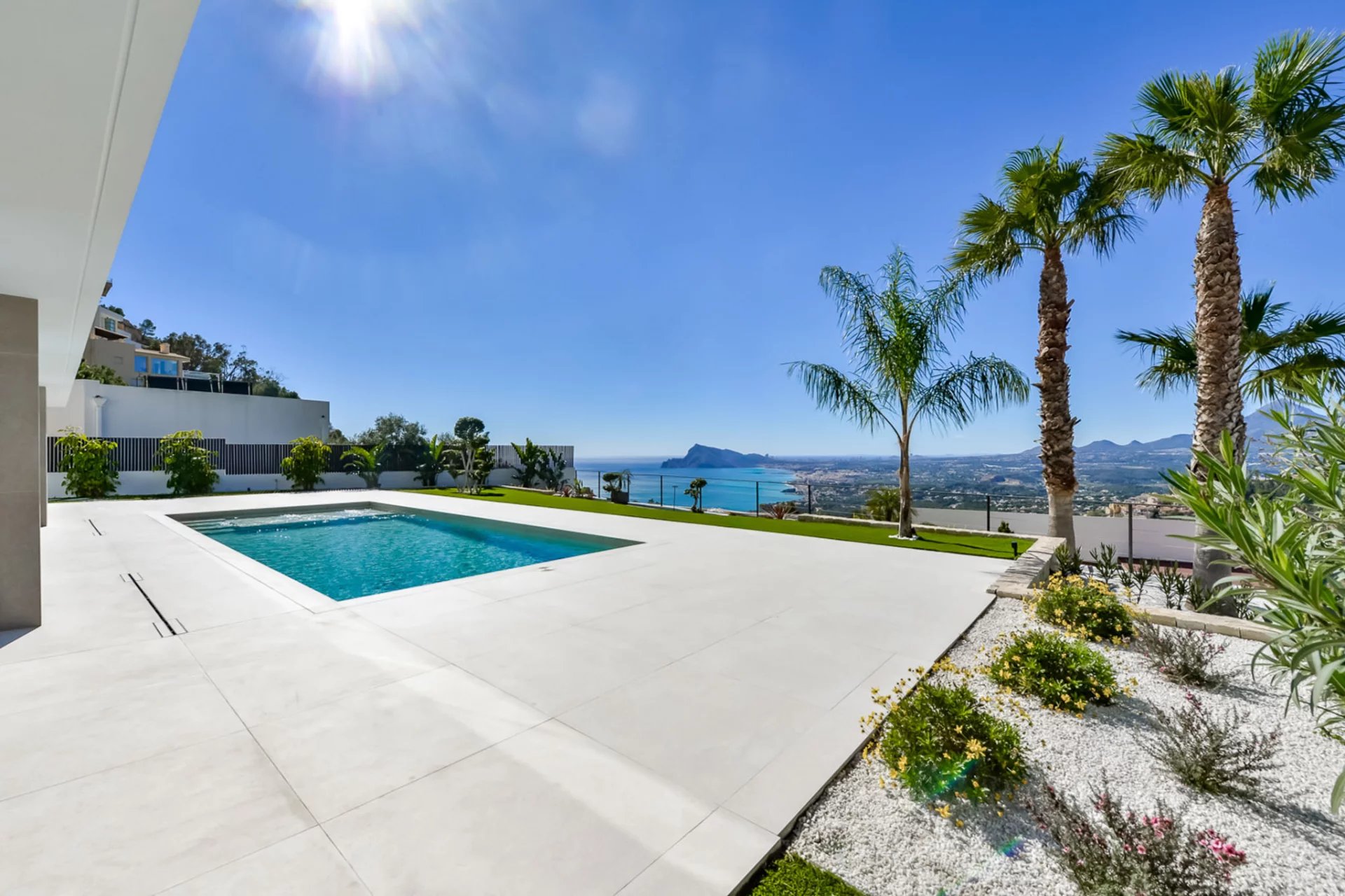 Villa neuve moderne et luxueuse avec vue sur mer à vendre à Altea Hills