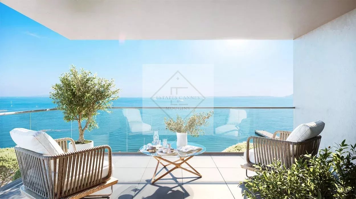 Juan-les-Pins – appartement neuf en première ligne face à la mer — photo 1