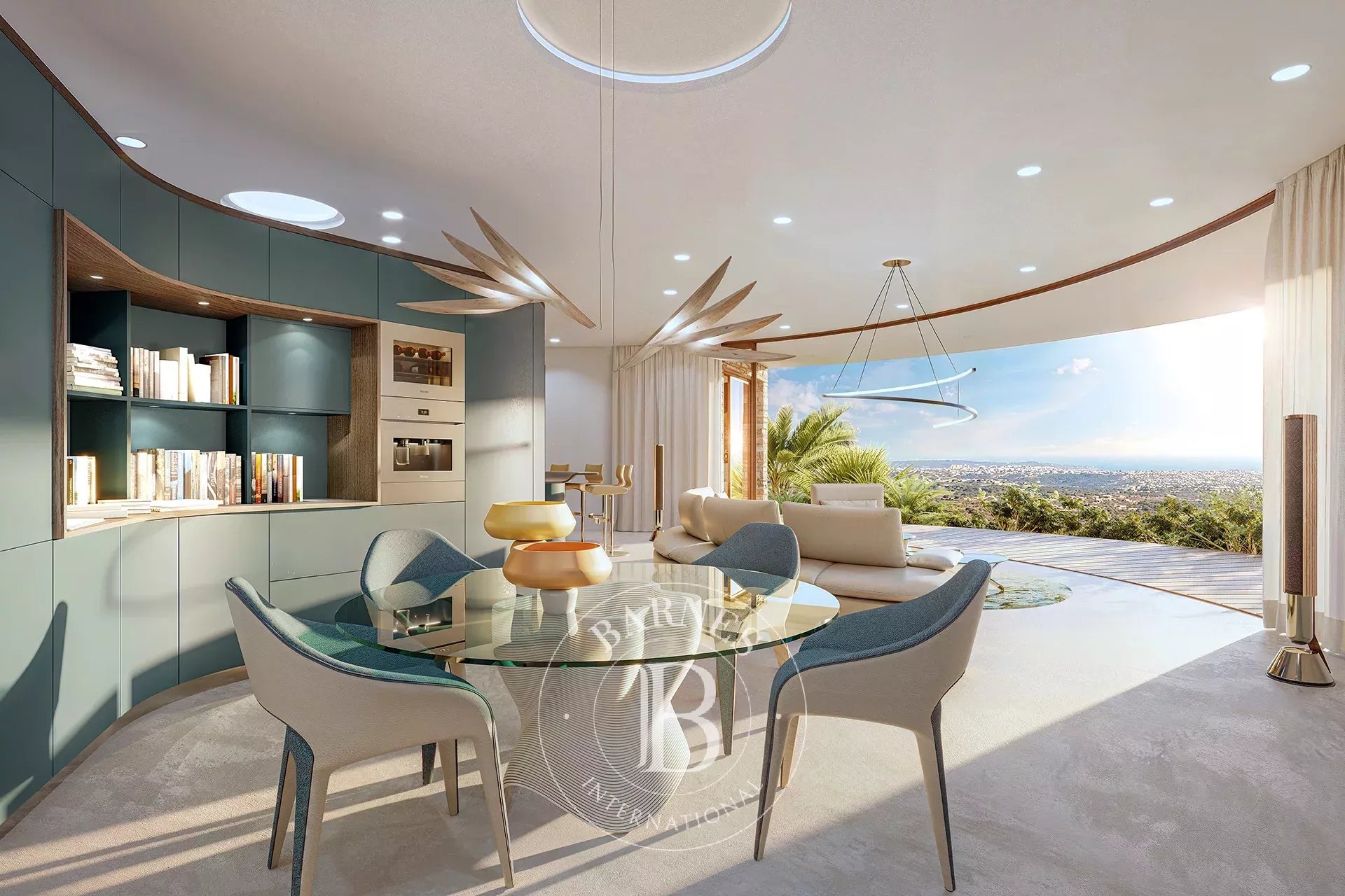 EXCEPTIONAL VILLA IN VENCE  WITH PANORAMIC SEA AND RIVIERA VIEWS - picture 4 title=