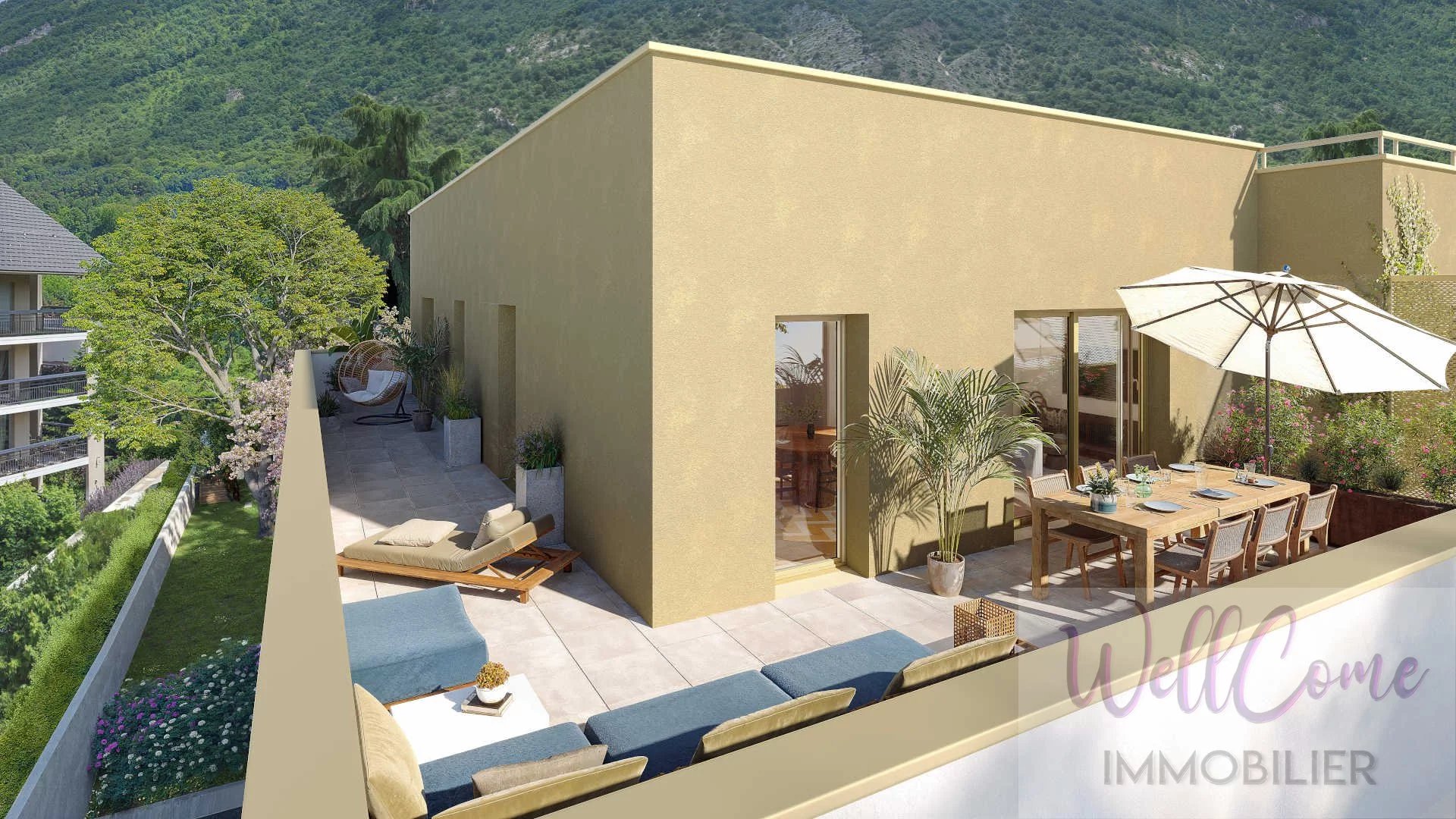 Appartement neuf T3 de 66m² + 2 Box et cave - Challes-les-Eaux