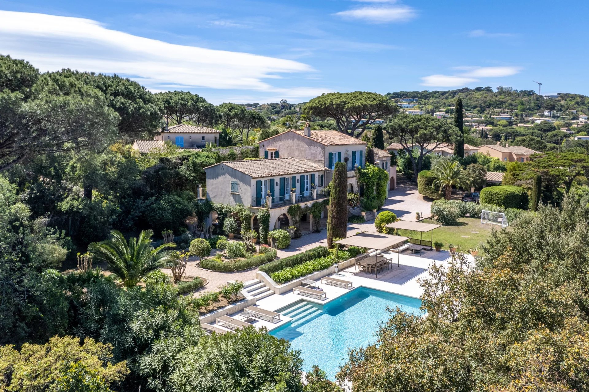 Capon, Bastide with sea view and swimming pool