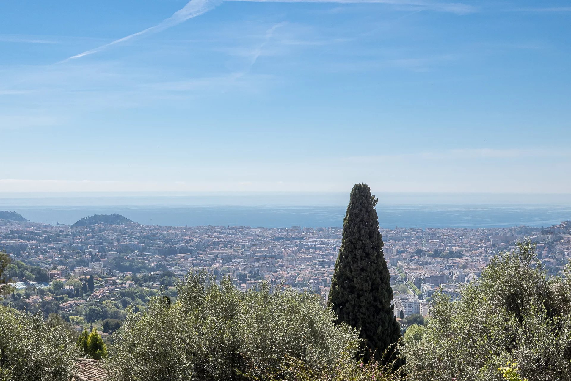 Nice - Haut Gairaut - Bastide de charme et terrain d’exception vue mer