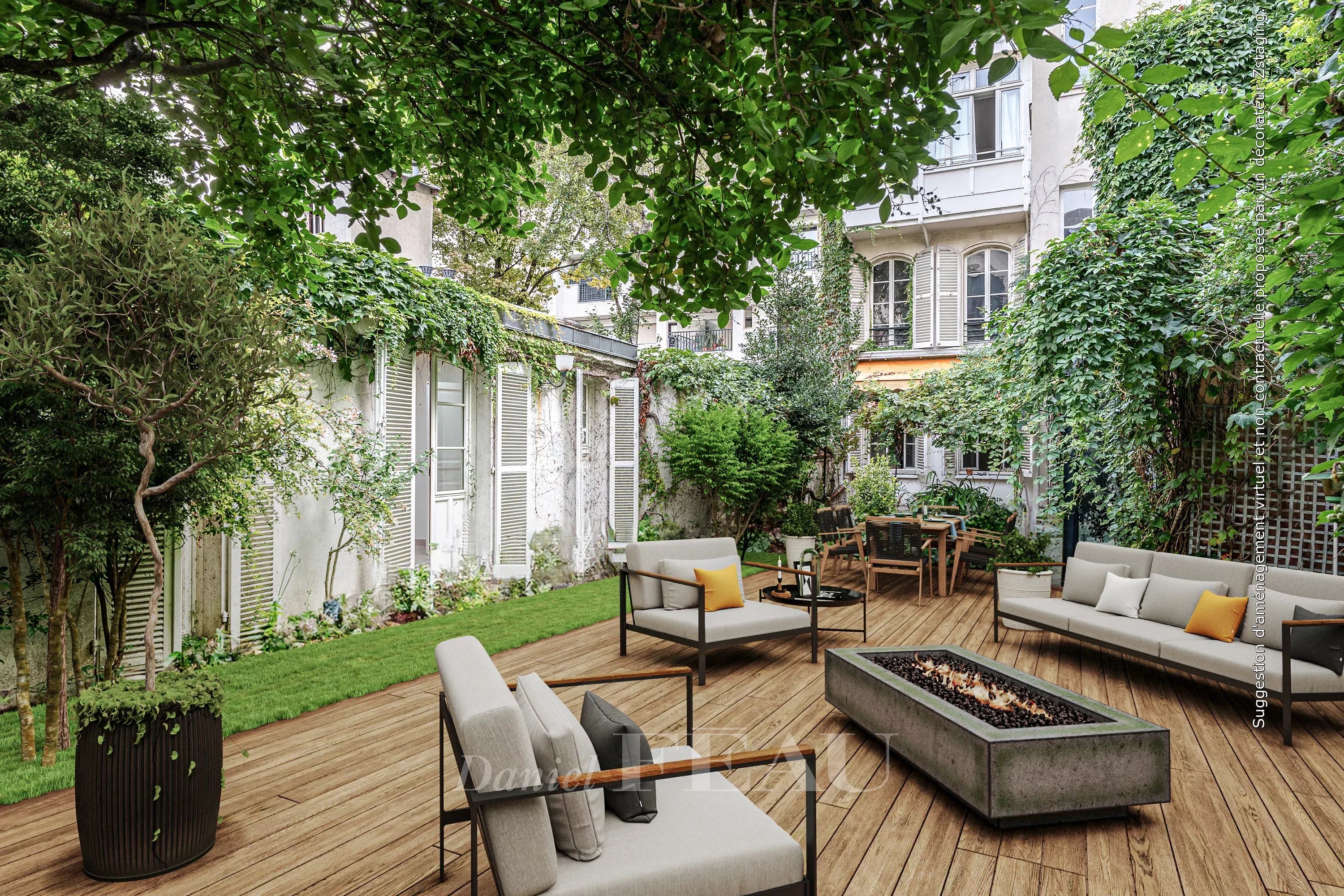 PARIS VIe - Rue Notre-Dame-des-Champs - Duplex en rez-de-jardin
