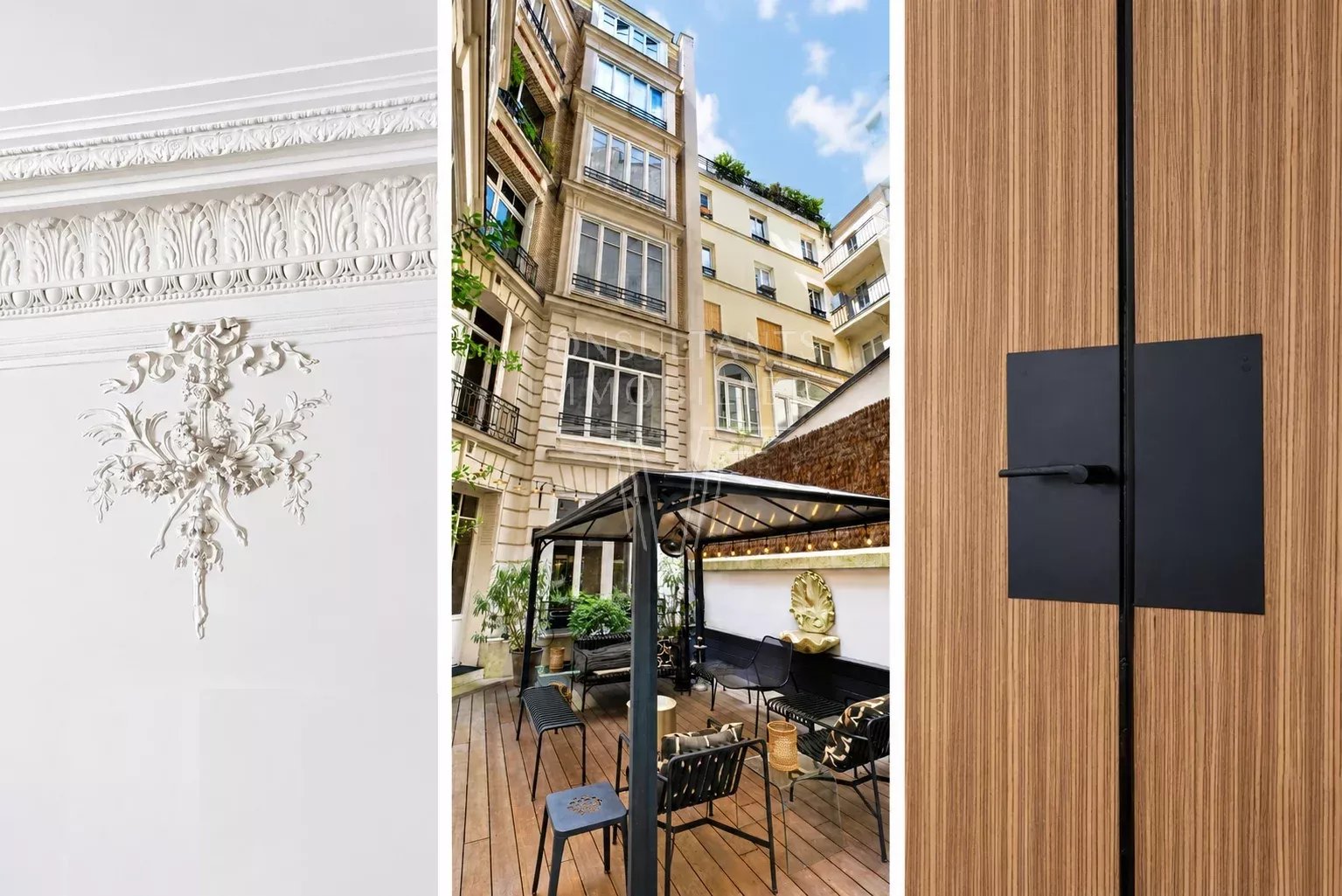 BATIGNOLLES/EUROPE.  SUPERBE REZ-DE-TERRASSE FAMILIAL
