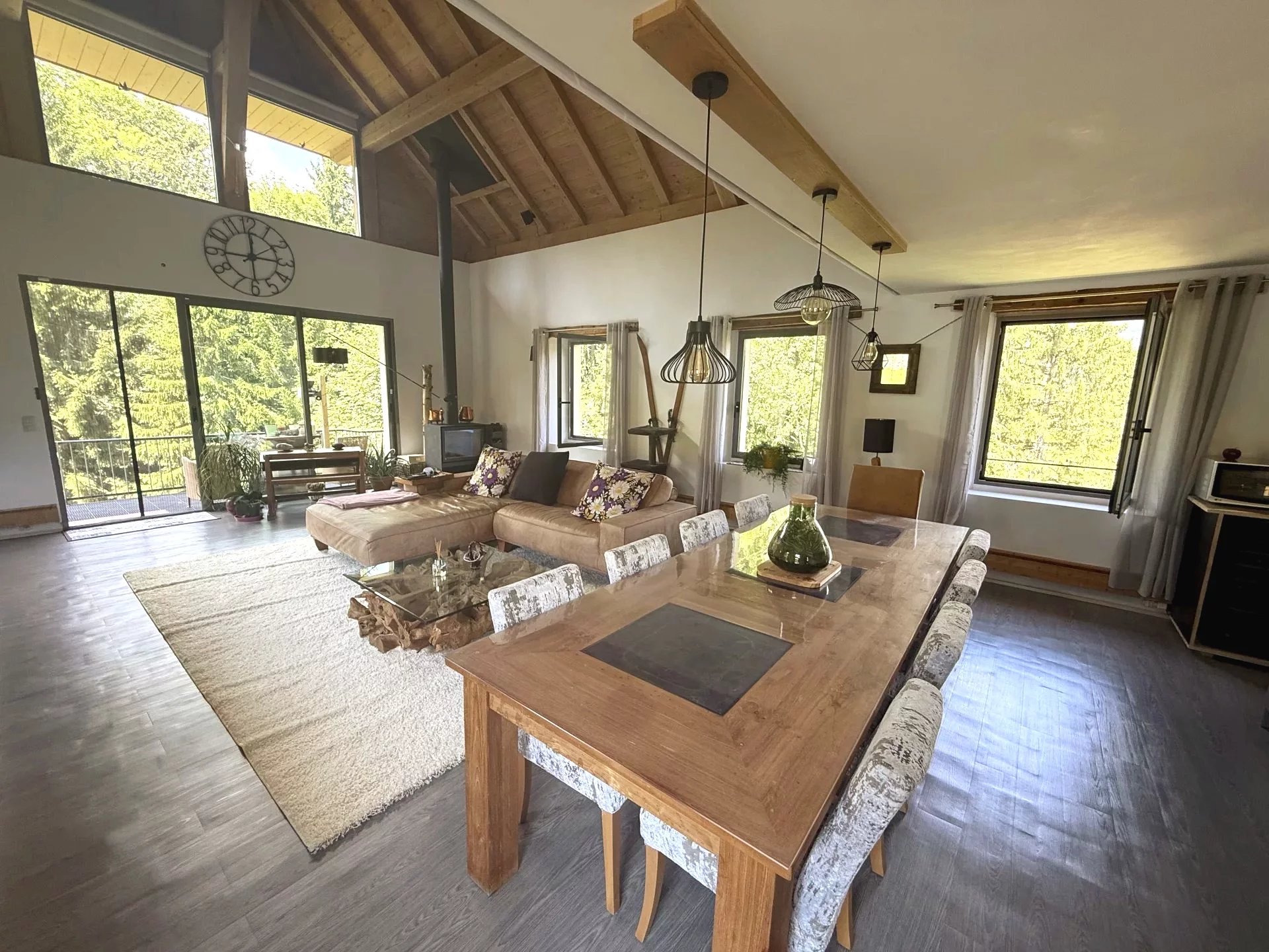 Chalet récent / terrain constuctible dans domaine privé - Nature, calme et vue - Fort rendement locatif - Cordon