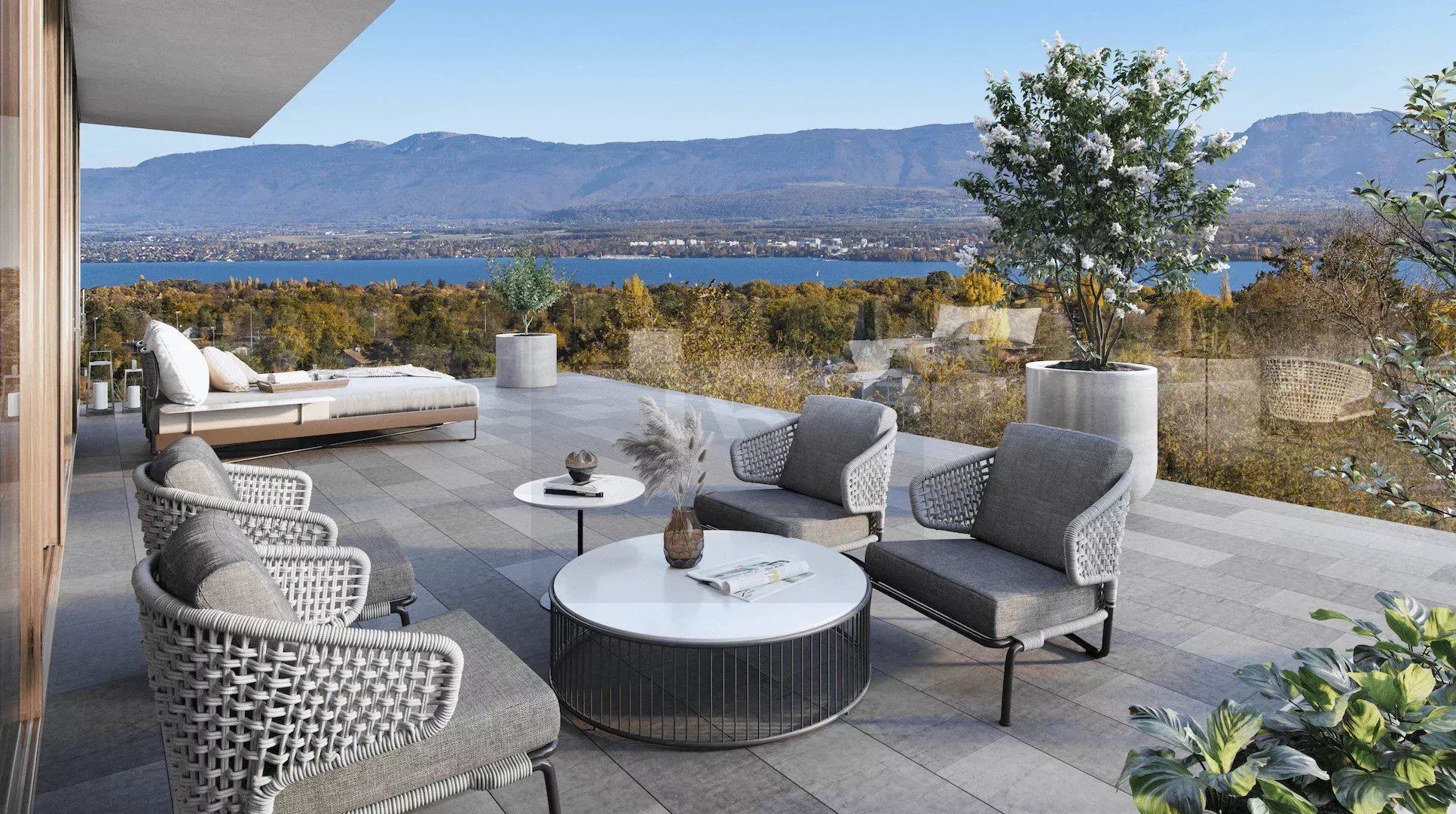 Modern 3-Bedroom Apartment with Panoramic Lake Views in Vésenaz — photo 3
