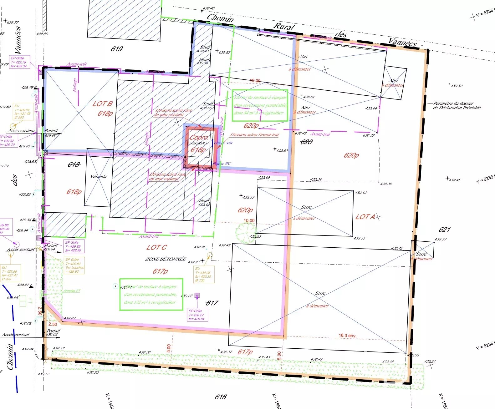 Terrain au centre de Veigy-Foncenex