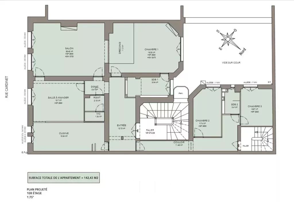 Location Appartement Paris 17ème