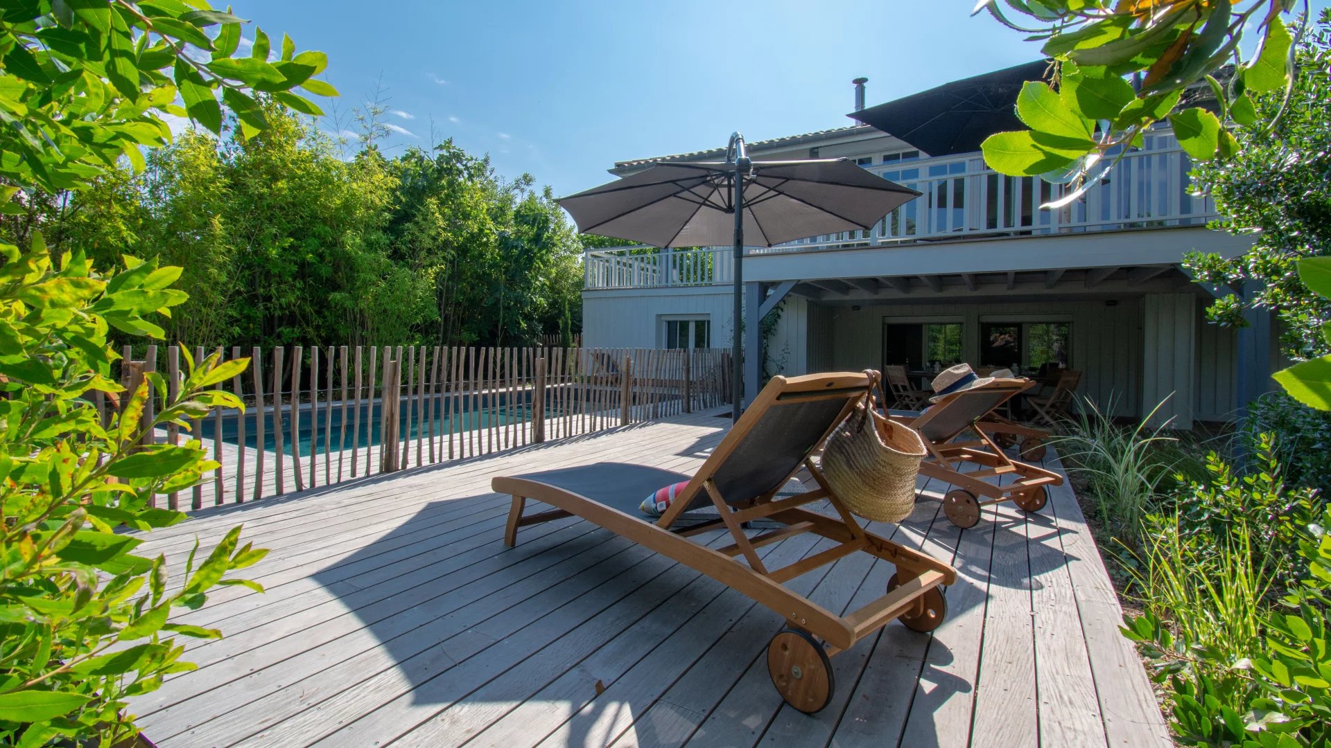CAP FERRET, VILLA ATALAYA, VUE BASSIN ET PISCINE - picture 2