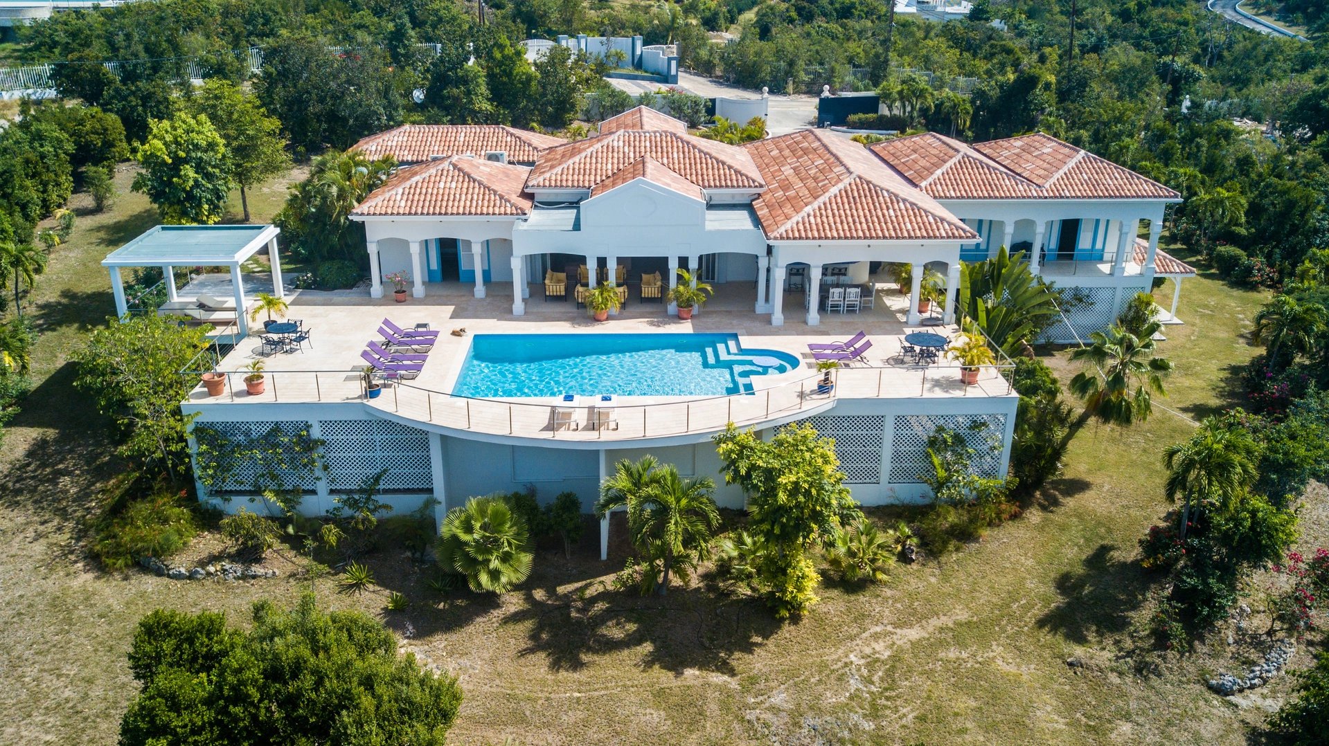 Saint-Martin - Caraïbes - Maison - Location saisonnière - 8 Personnes - 4 Chambres - Piscine