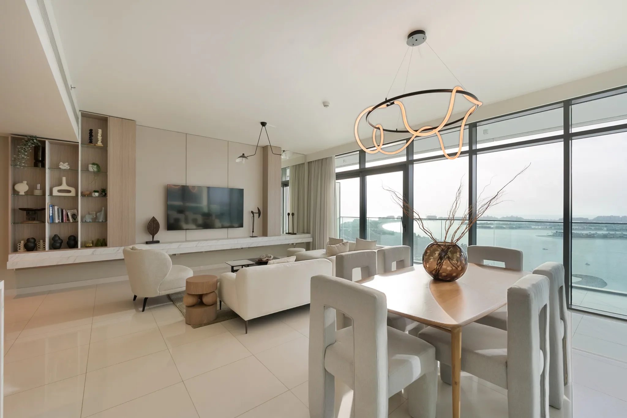 Appartement de 3 chambres rénové à Beach Vista Emaar Beachfront