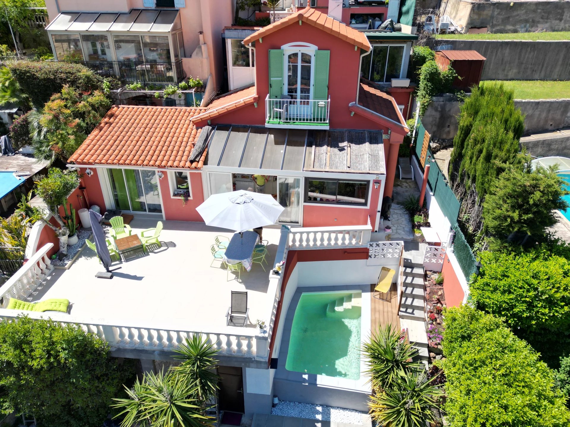 TOWNHOUSE - NICE BELLET - PANORAMIC SEA AND MOUNTAIN VIEW