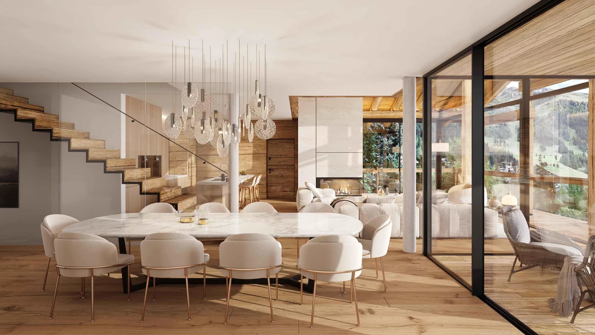 Projet de chalet avec vue panoramique