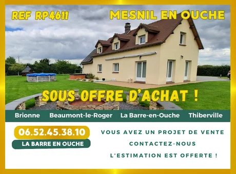 Agence immobilière de AGENCE DE LA BARRE EN OUCHE
