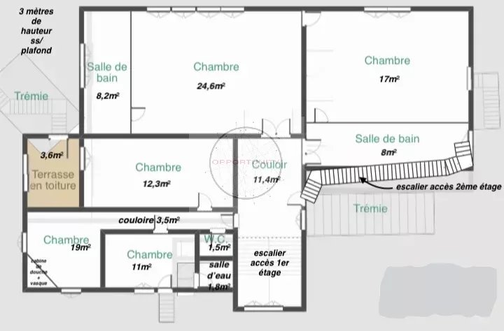 PROPRIETE BOURGEOISE SUR 1350 M² DE TERRAIN — photo 17