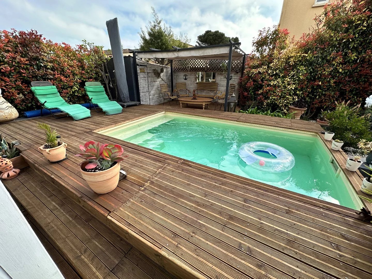 Le Grau d'Agde 34300 à seulement 600m du village Maison de 4 pièces sur un terrain de 281m² avec piscine