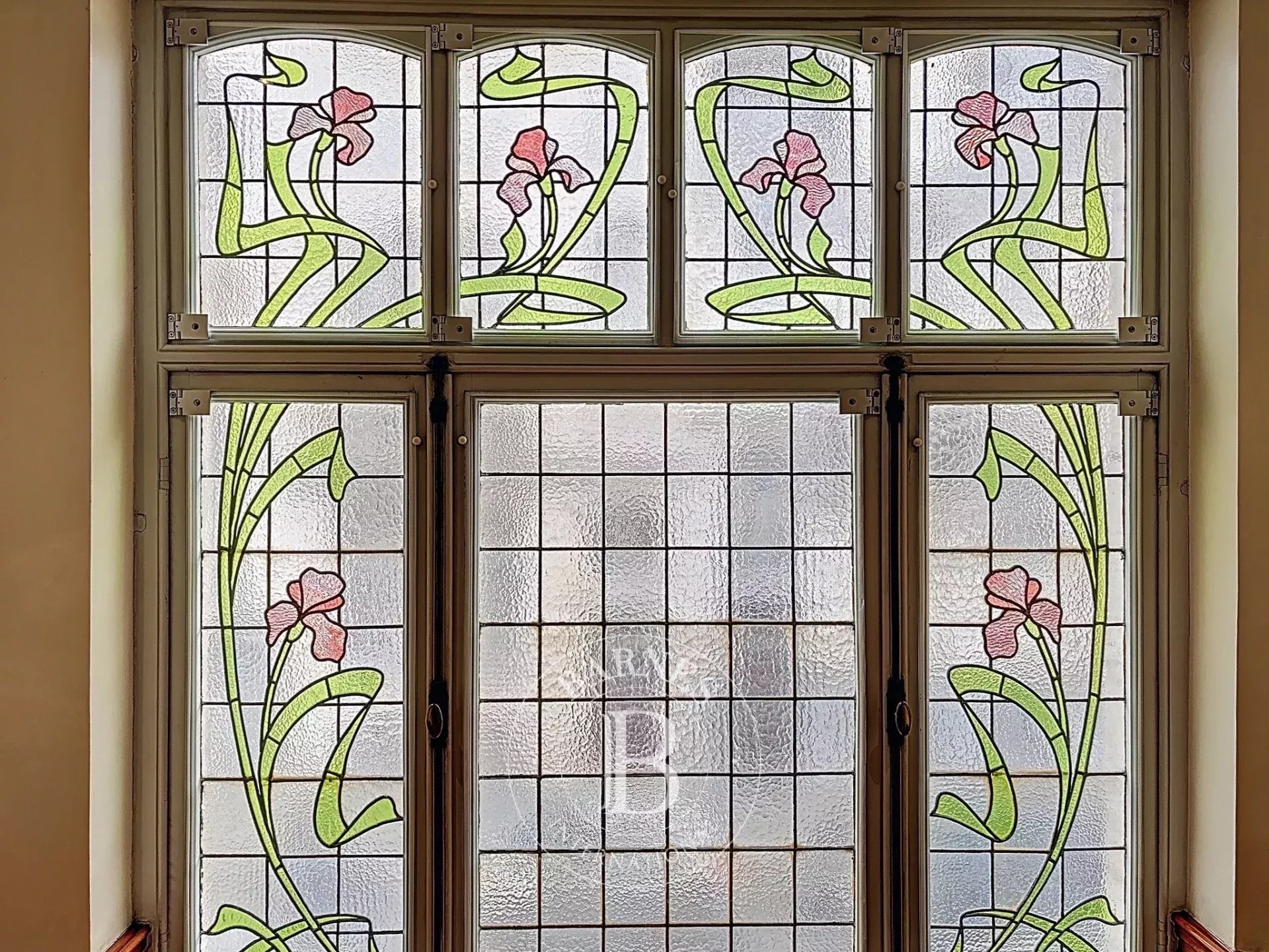 Brussels Squares district - large Art Nouveau house