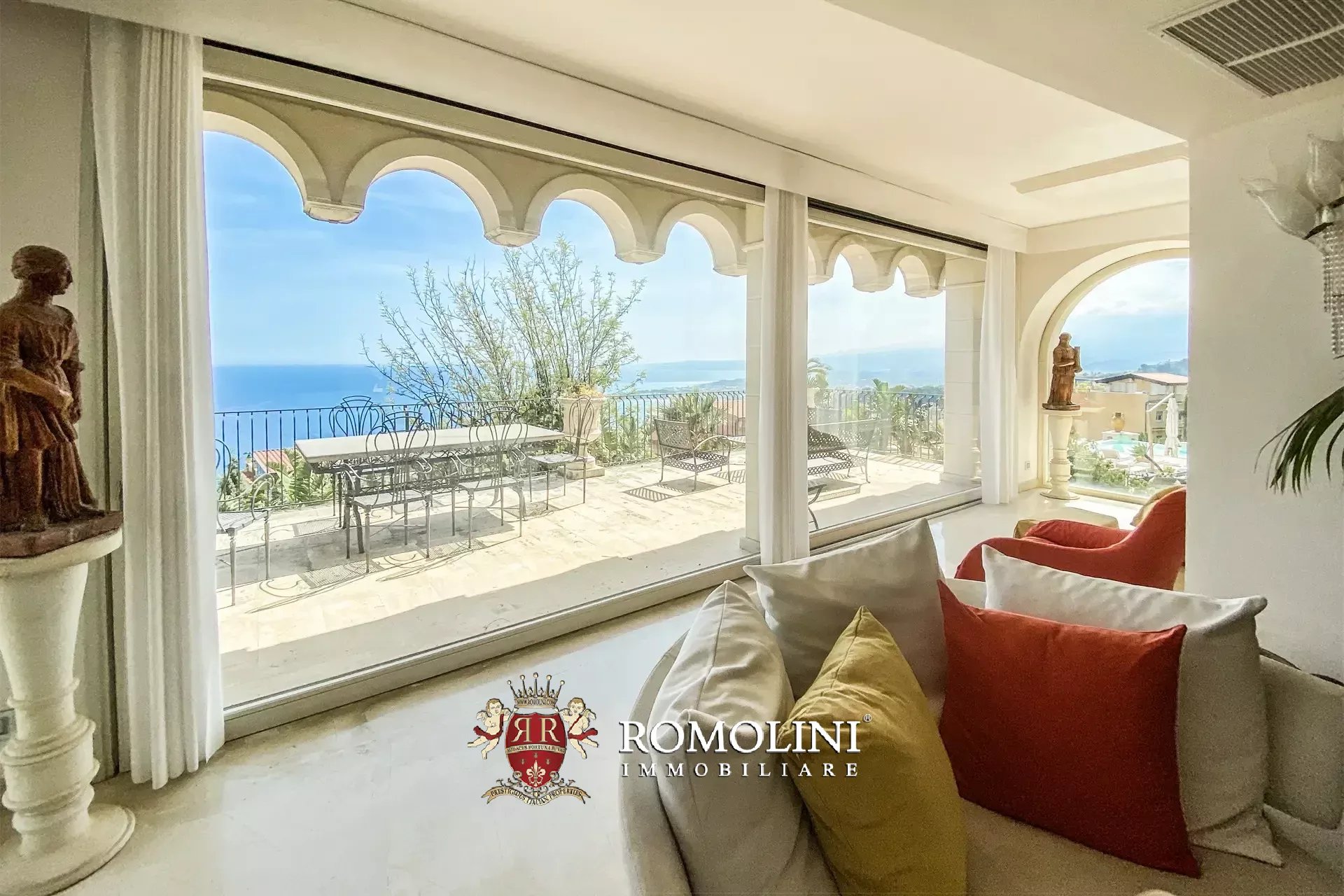 LUXURY SEA VIEW VILLA WITH POOL FOR SALE IN TAORMINA, SICILY