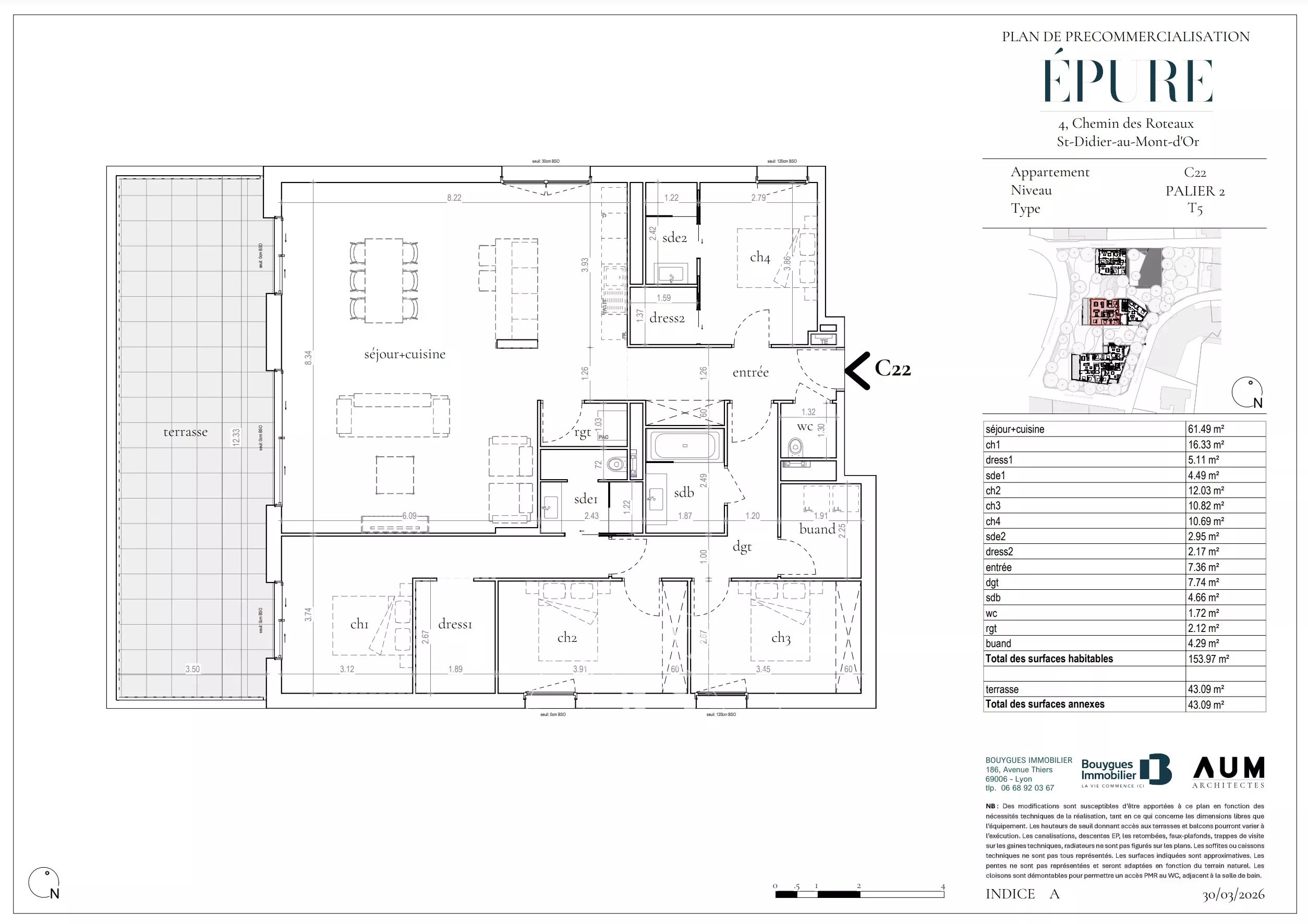 Appartement Saint-Didier-au-Mont-d'Or  -  ref 86915987 (picture 3)