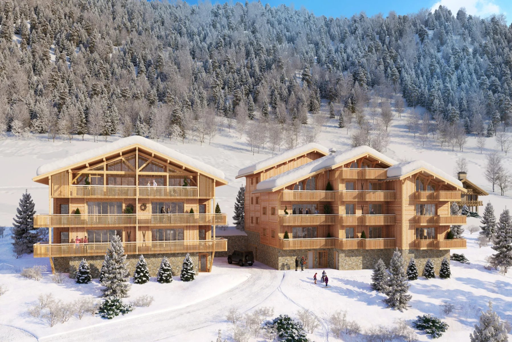 CHÂTEL - 1 bedroom + bunk room ski in ski out apartment in Châtel Accommodation in Chamonix