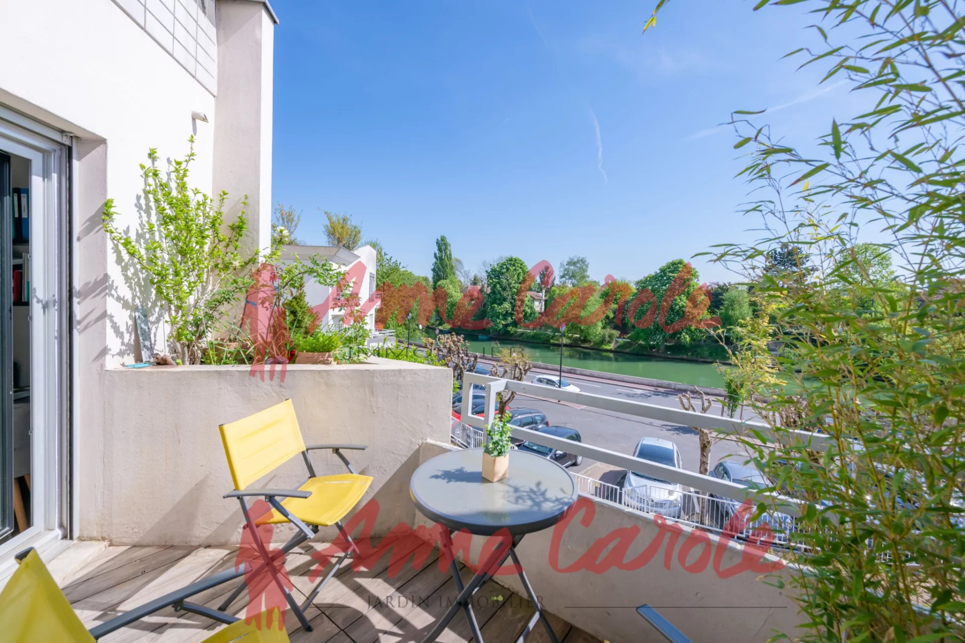 VUE IMPRENABLE SUR LA MARNE   RARE 4 PIÈCES AVEC BALCON, BOX