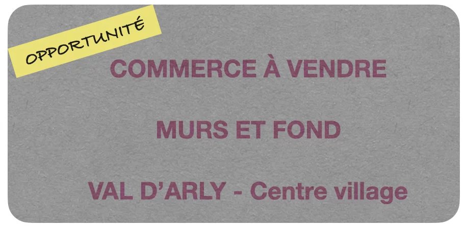 Achat Commerce T4 à Megève (74120) - 90m²