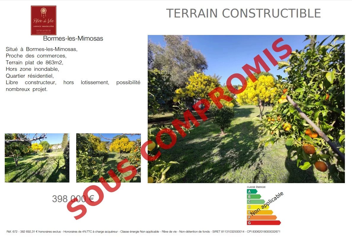 Sale Building land Bormes-les-Mimosas