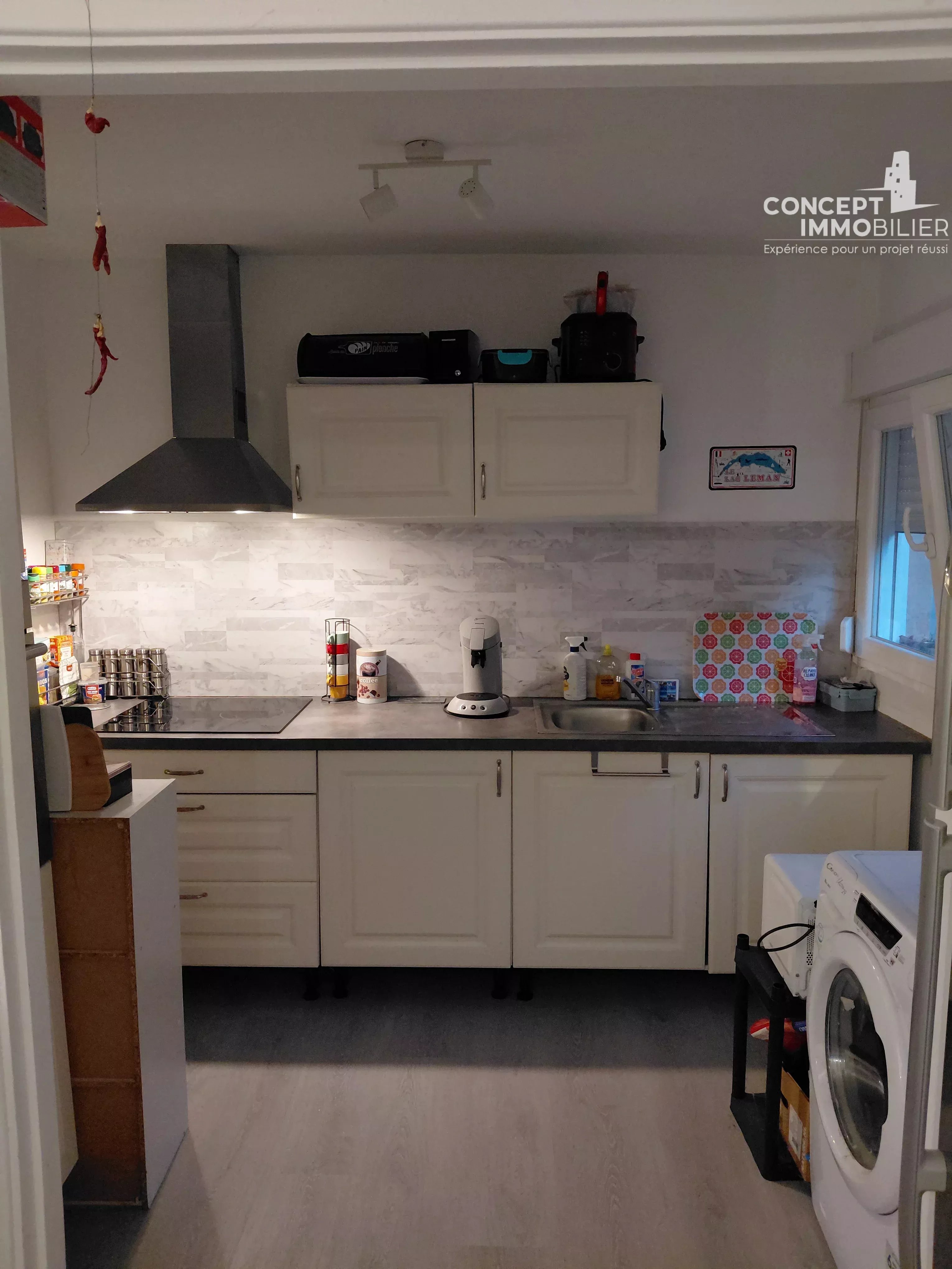 Appartement F2 avec garage et cave – Piennes