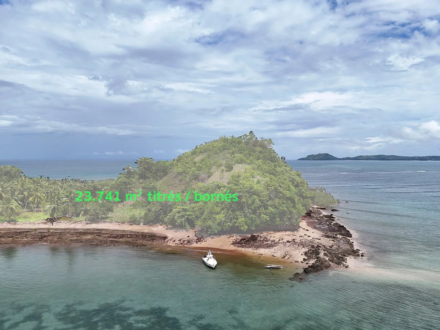 Terrain d’exception sur un îlot privé à Nosy Be