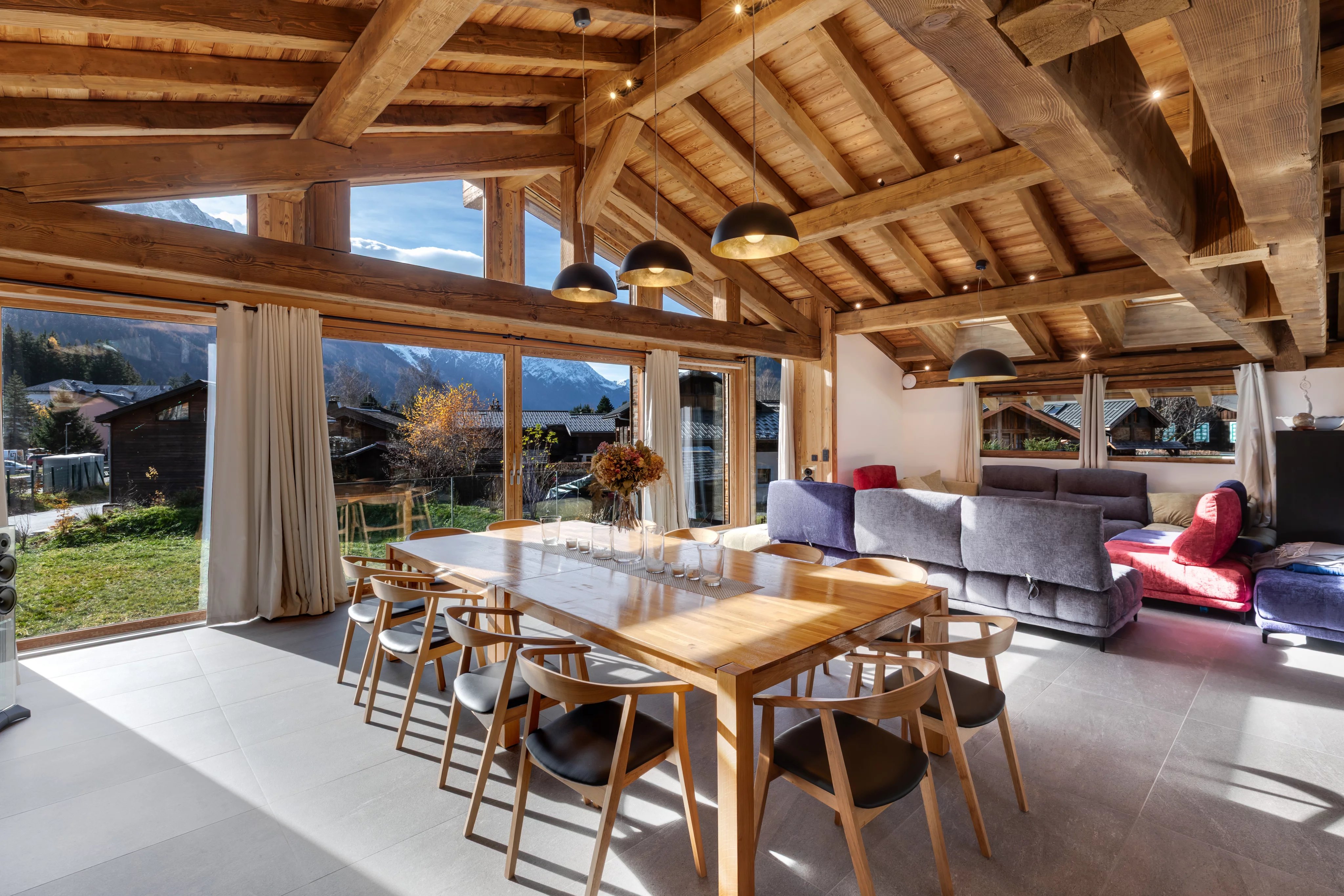 Wunderschönes Chalet mit Blick auf die Mont-Blanc-Gipfel