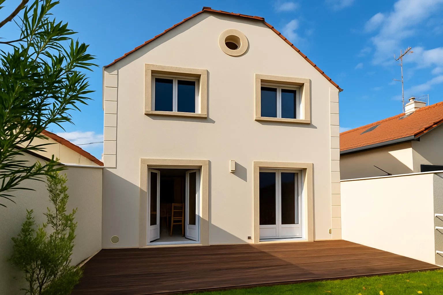 CHATOU maison récente de 2010 avec 3 chambres  sur terrain de 186 m²