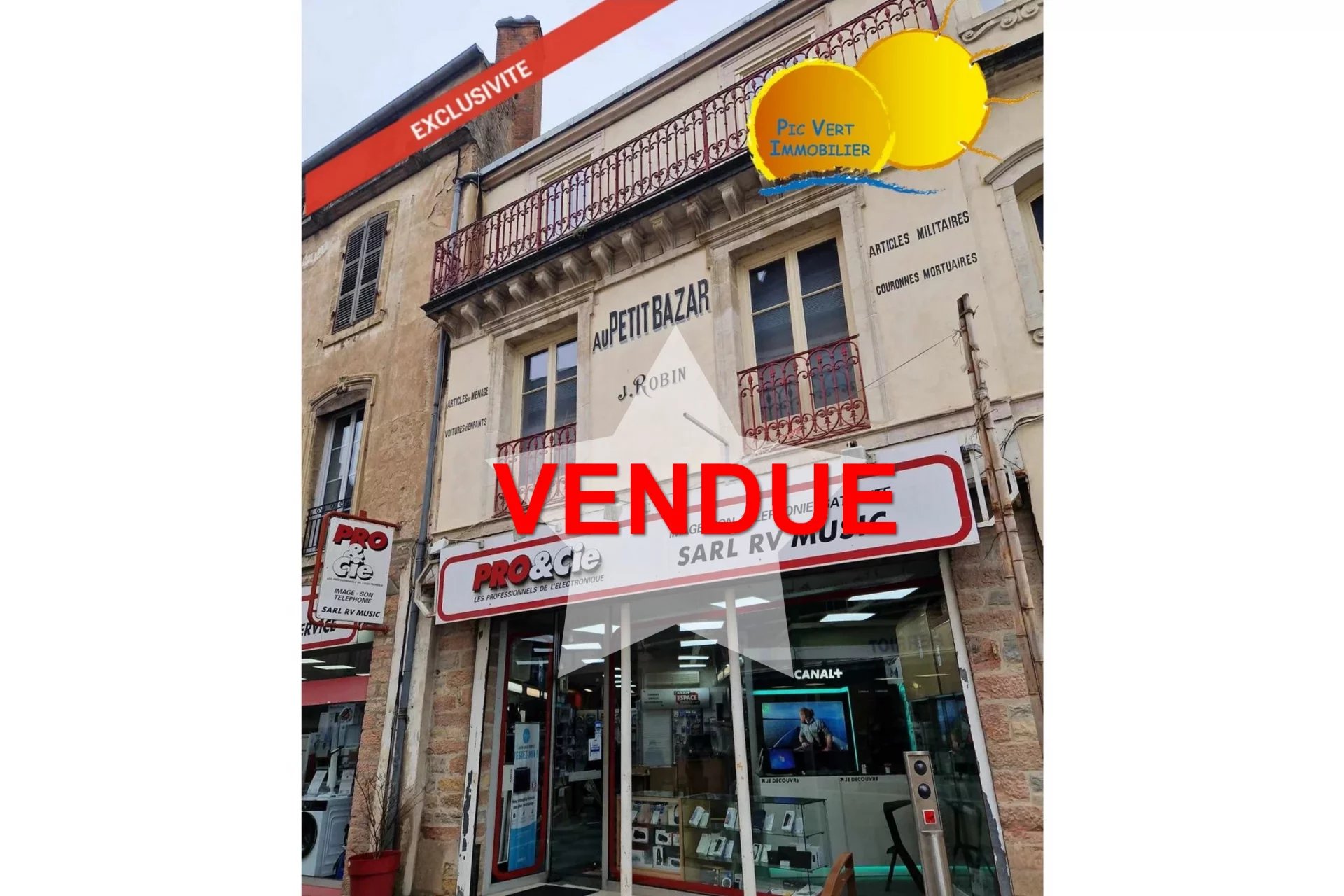 Murs commerciaux de 59m2