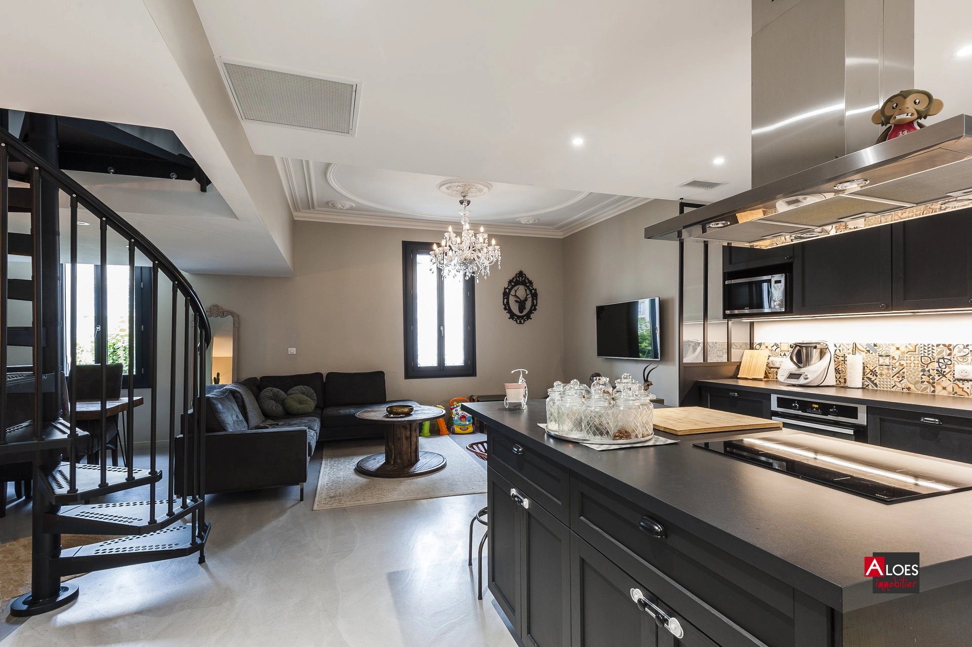 Kitchen Carpet Stainless steel Chandelier