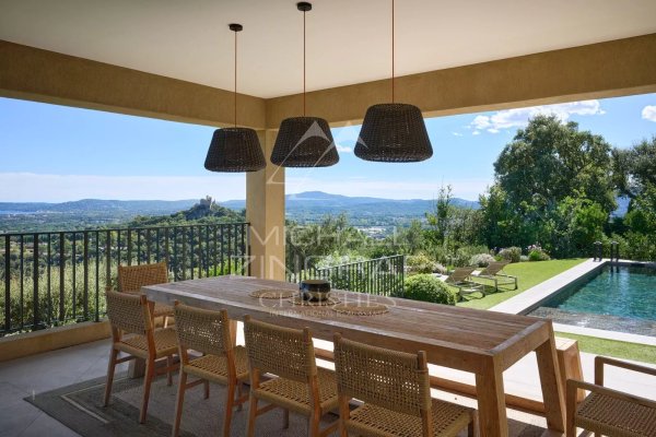 Contemporary villa with sea view and Château de Grimaud — photo 6