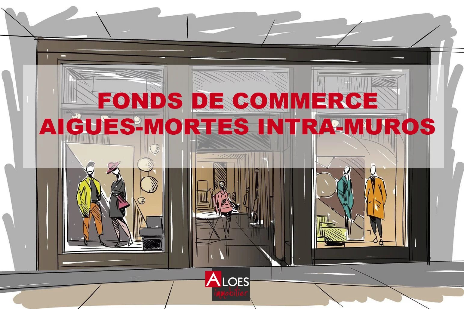 Fond de commerce Aigues-Mortes intra-muros