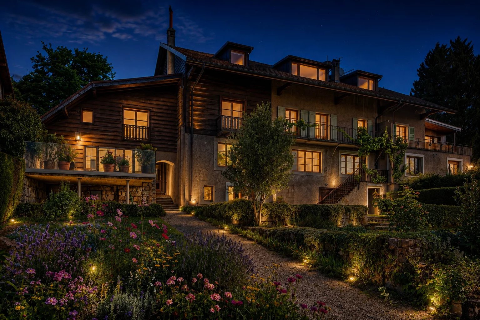 EXCLUSIVITY - Beautiful village house with panoramic lake view