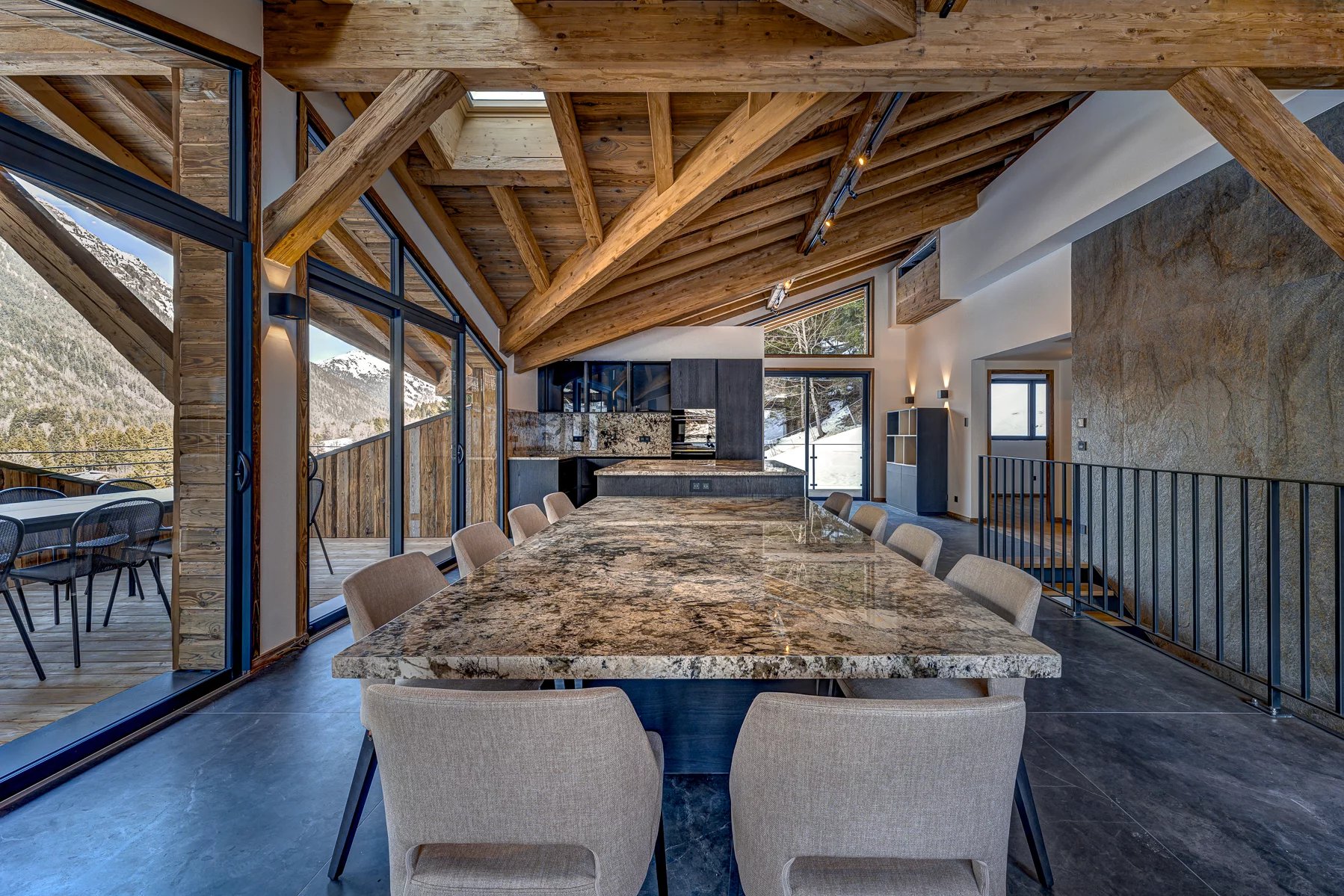 Photo of CHAMONIX – A recently completed, luxury 5-bedroom chalet with pool in le Lavancher