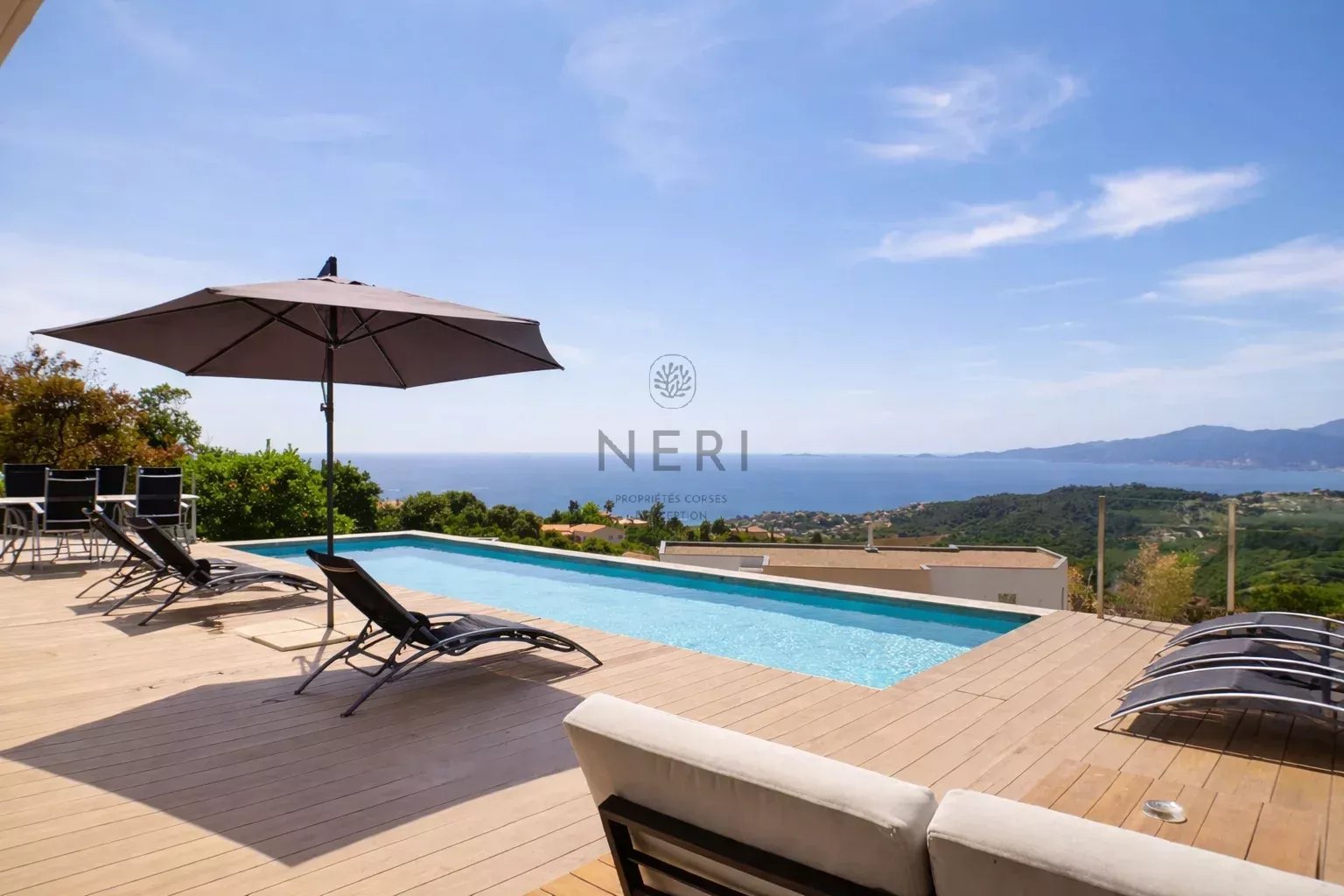 Villa COSTA - vue mer, 3 chambres, piscine privée