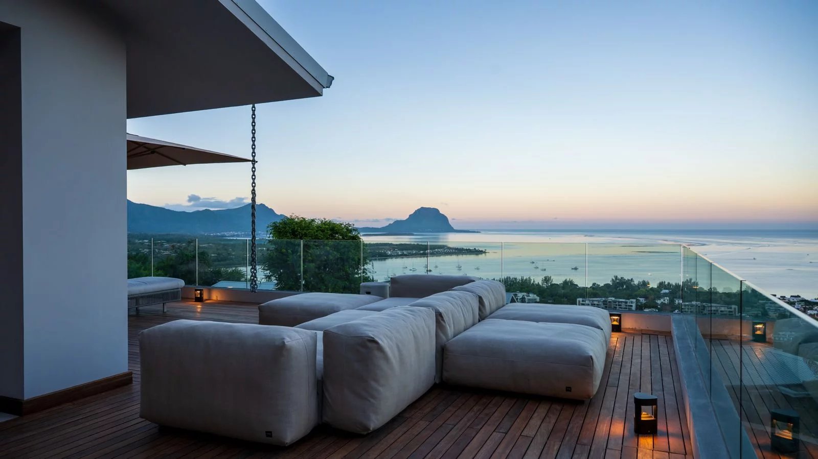 One of the Most Beautiful Views in Mauritius: Le Morne at Your Feet, Excellence on the Horizon