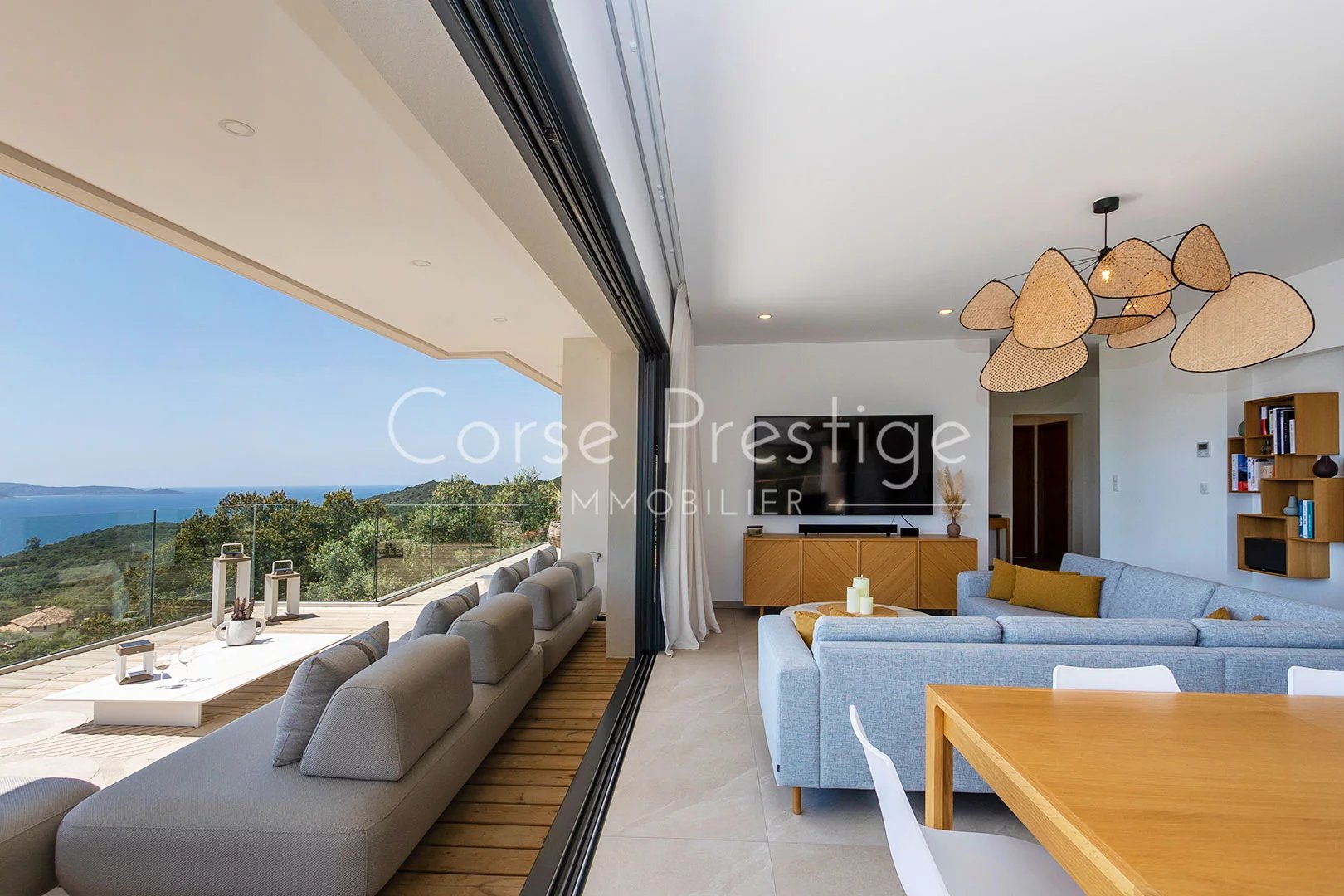 location de luxe - villa contemporaine - propriano image4