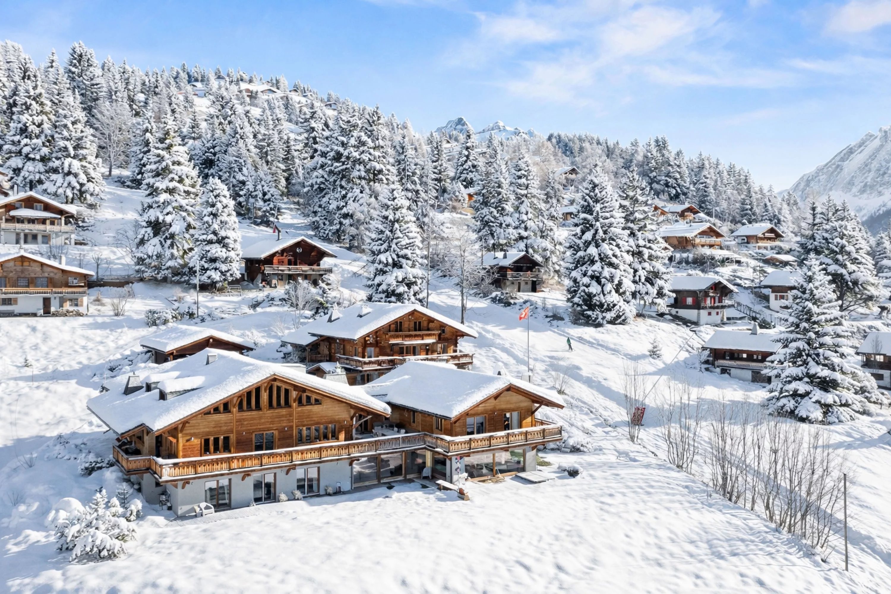 Chalet Ski In/Ski Out & vue panoramique