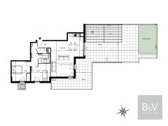 Exceptional 2-bedroom apartment of 69 m² with a 90 m² terrace — photo 4 of 4