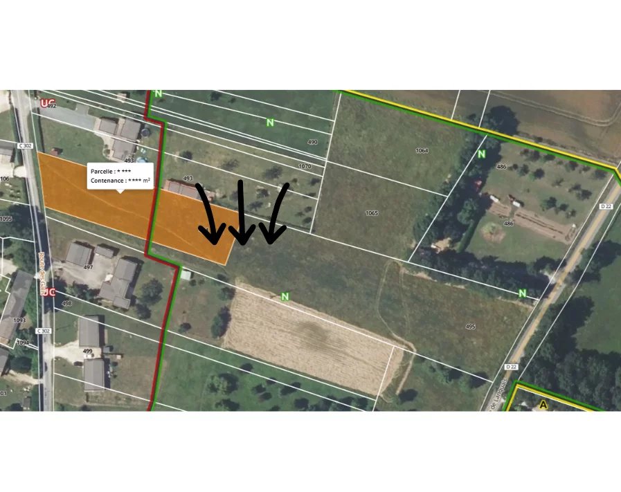 Terrain constructible au calme à Faux-en-Périgord