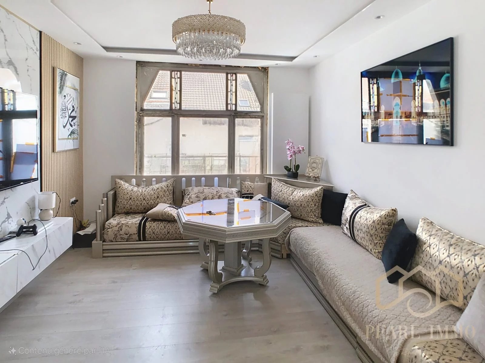 Appartement en duplex, petite copropriété