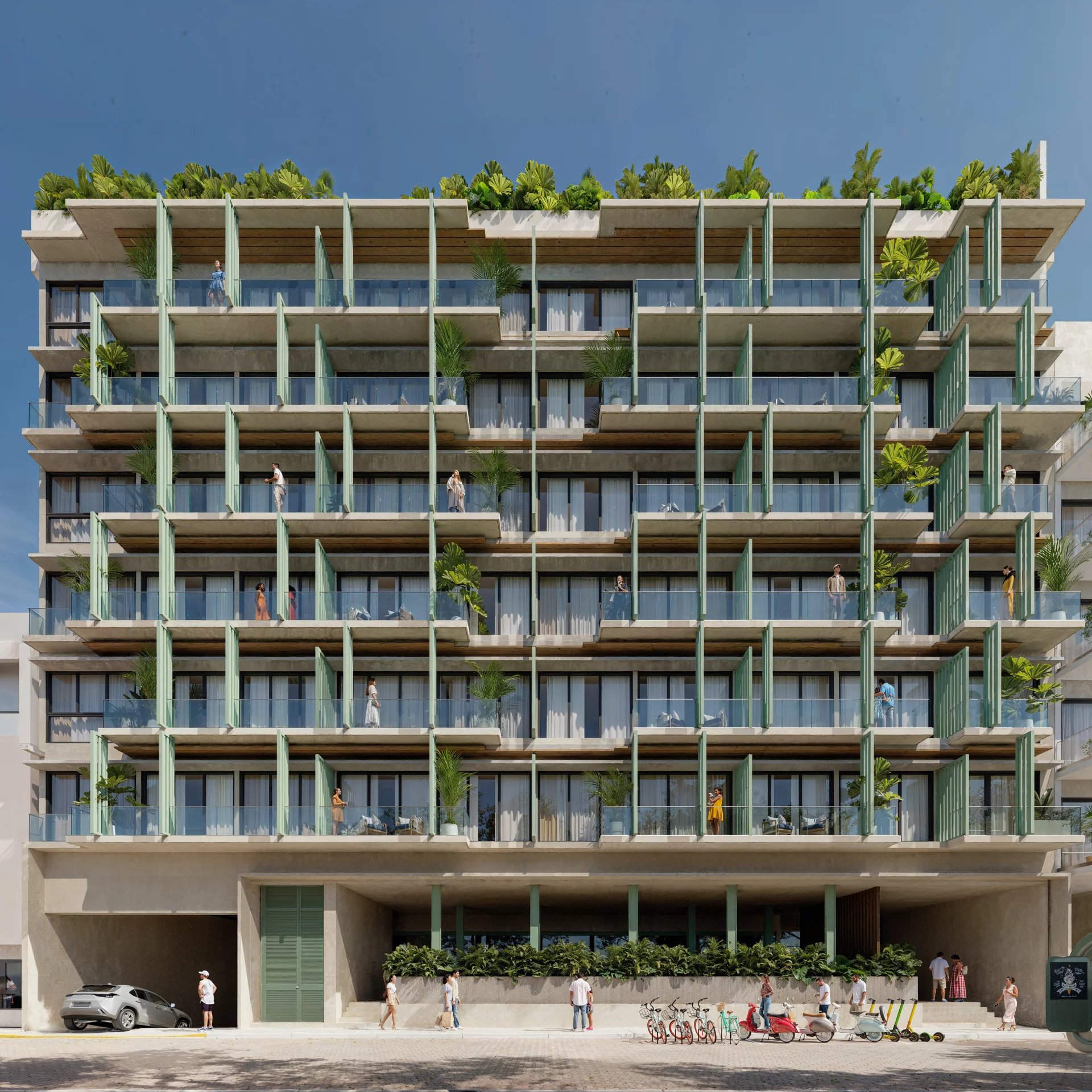 Prévente studio élégant | À 50m de la 5ème Avenue & 500m de la plage | Playa del Carmen Centre