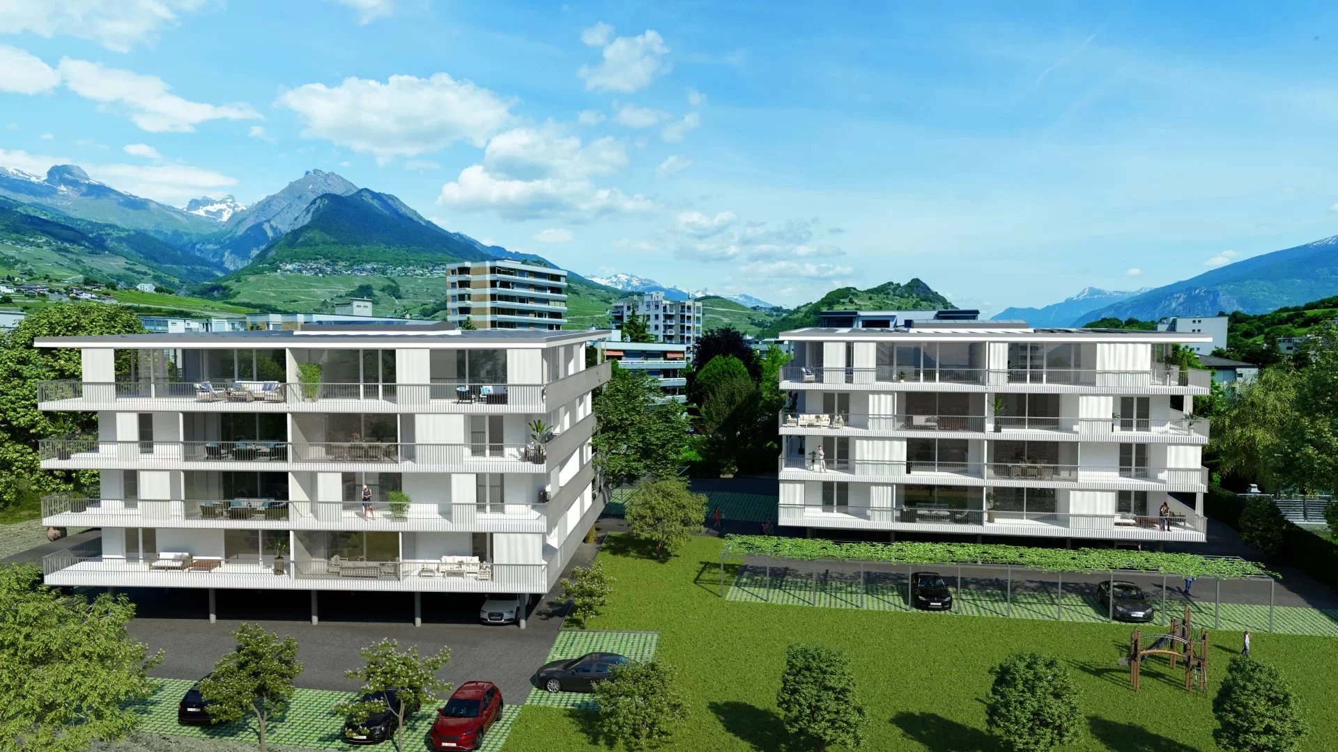 Magnifique attique au coeur de Conthey