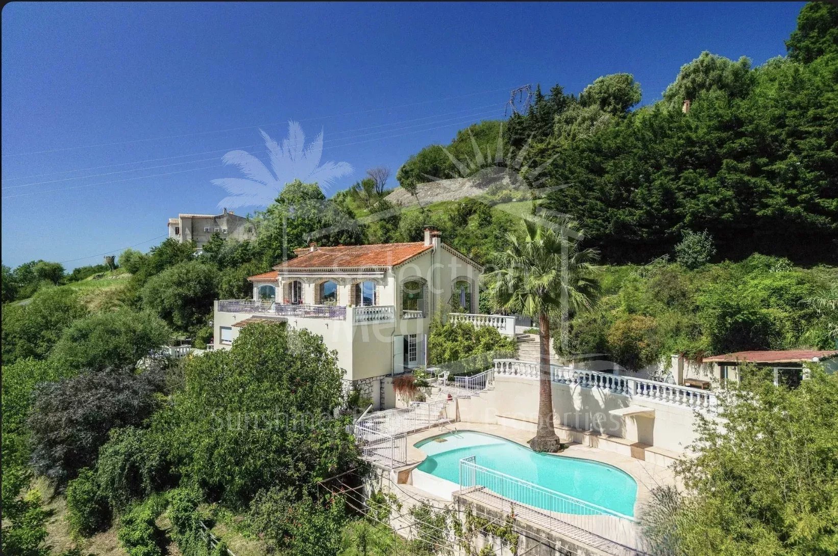 Splendide Villa avec vue panoramique mer et Baous