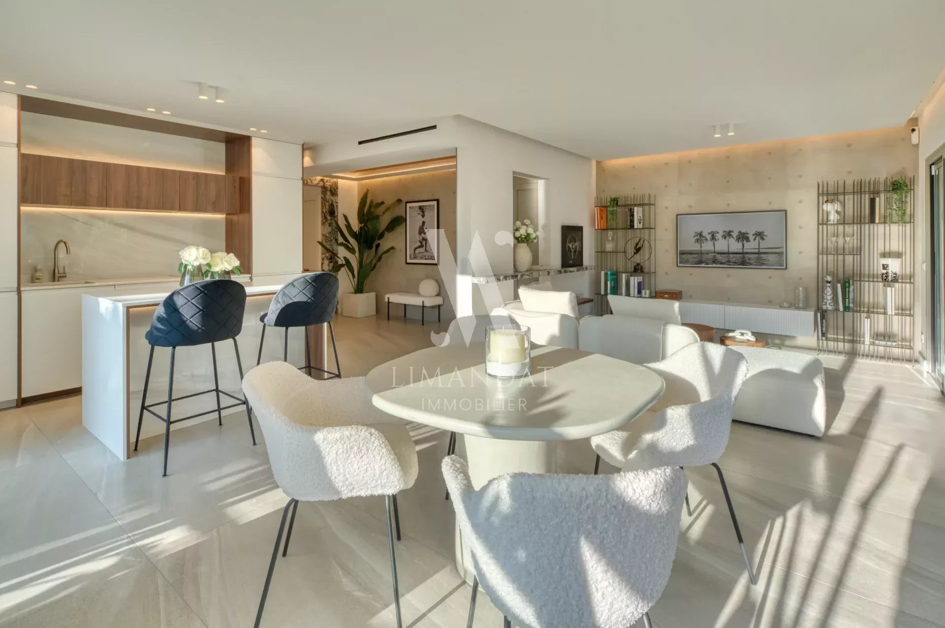 Luxueux Appartement Rénové de 80 m² avec Terrasse dans le Quartier Prisé de Montfleury,